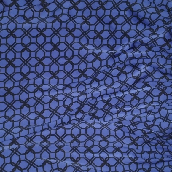 Joe Fresh Blue and Black Casual A-line Skirt Size Extra Large - Picture 4 of 5